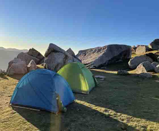 Triund-Camping